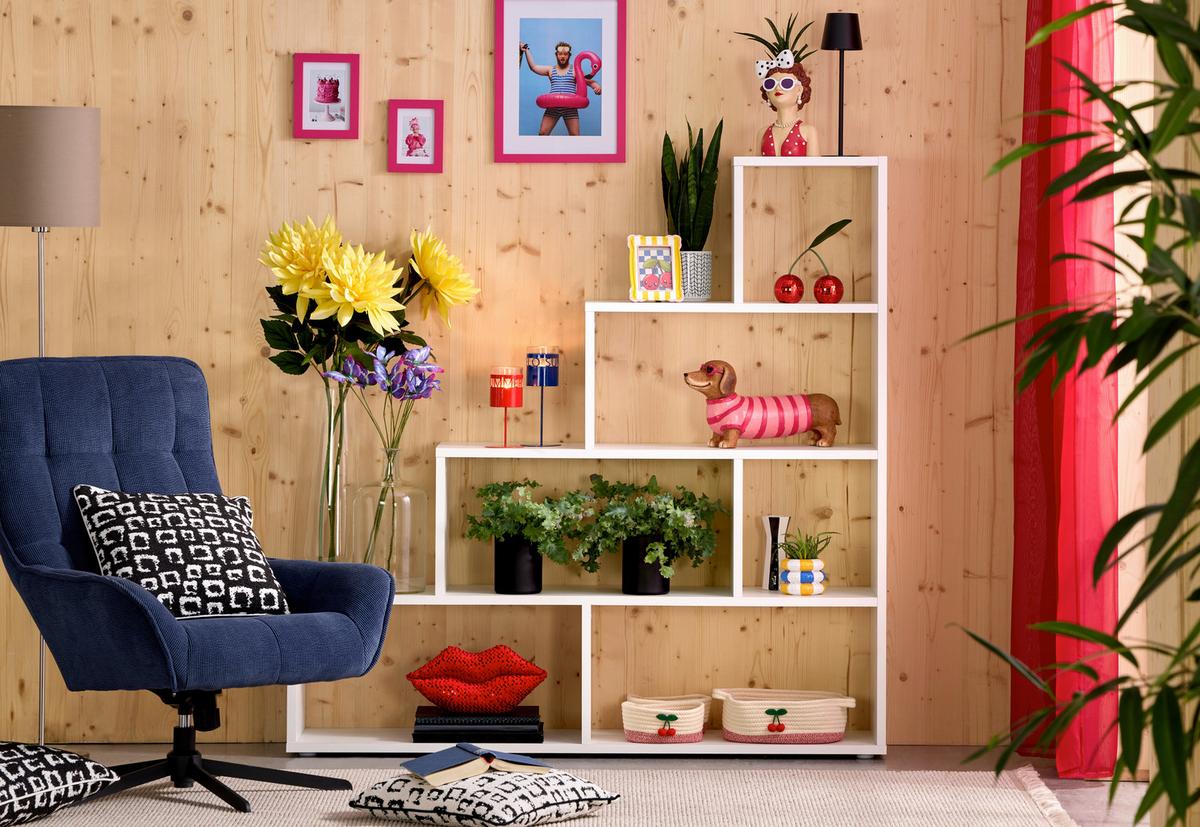 Korbset Nadja -Paz- - Rot/Weiß, KONVENTIONELL, Textil - Luca Bessoni