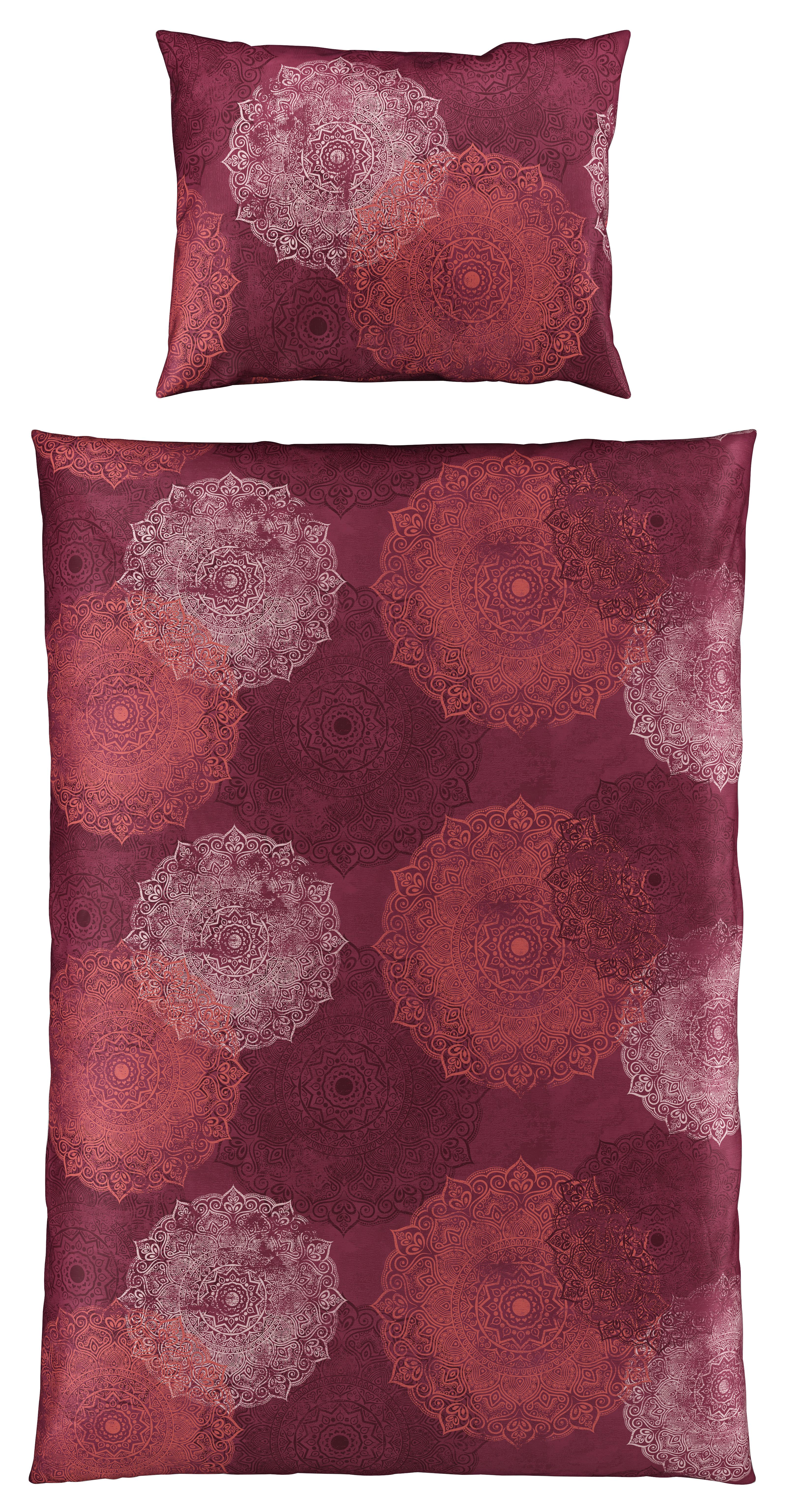 Bettwäsche Linda - Rot, ROMANTIK / LANDHAUS, Textil - James Wood