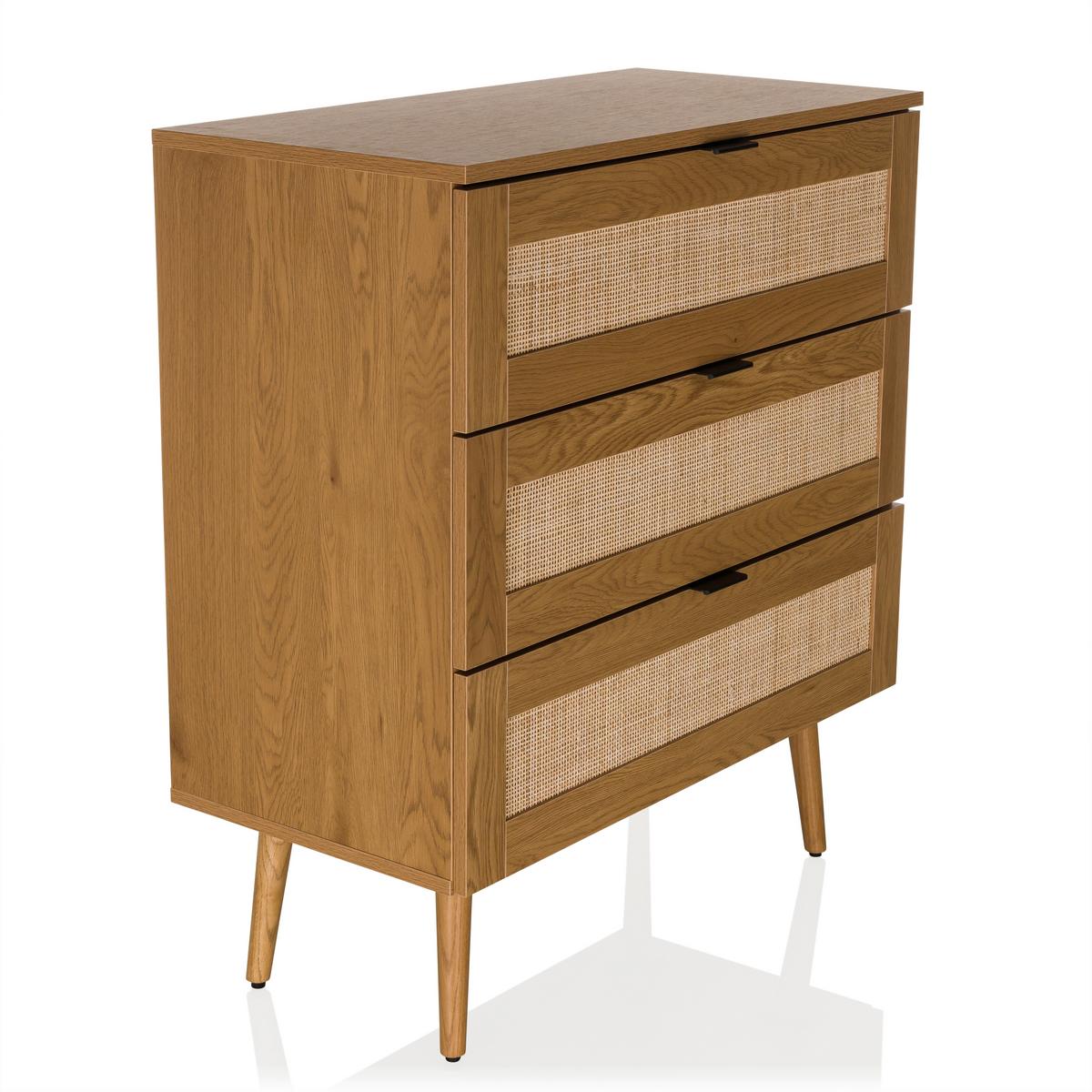 Kommode Boheo Eichefarben B: 80 Cm - Eichefarben, MODERN, Holzwerkstoff (80/90/40cm) - MID.YOU