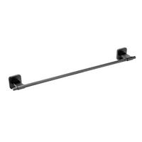Handtuchstange Porto Black Schwarz, Wandmontage B: 5,5 cm - Schwarz, MODERN, Metall (5,5/7,5/60,5cm) - Wenko