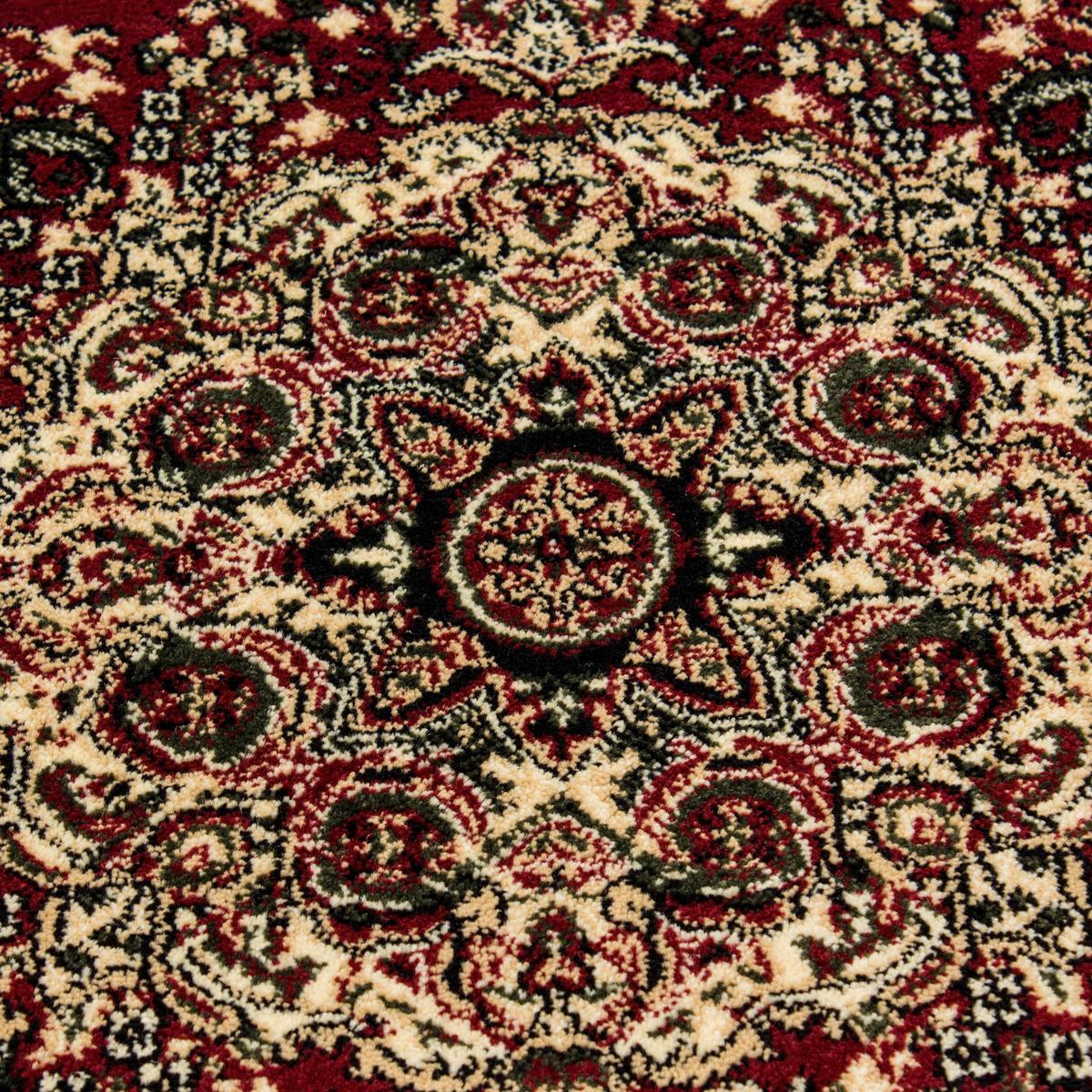 Webteppich Rot Marrakesh 200x290 cm - Rot/Multicolor, KONVENTIONELL, Textil (200/290cm) - Ayyildiz 