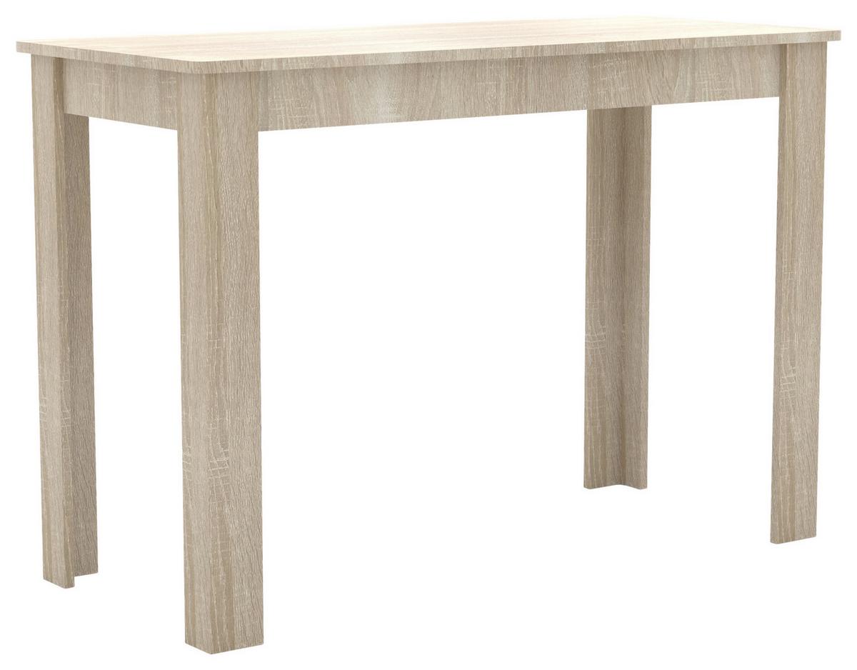 Esstisch Esal Sonoma Eiche B: 50 cm - Weiß/Sonoma Eiche, MODERN, Holzwerkstoff (110/50/76cm) - MID.YOU