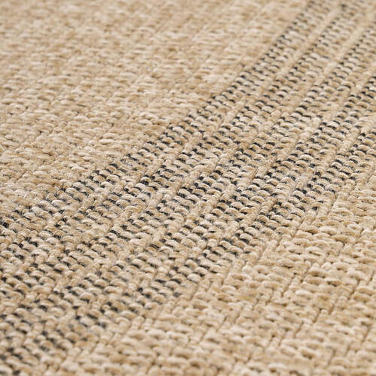 Outdoorteppich Comilla - Beige/Schwarz, Basics, Textil (200/200cm) - Novel