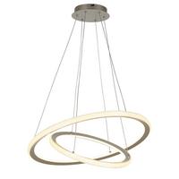 LED-Hängeleuchte Caprice - Champagner, Basics, Kunststoff/Metall (61/120cm) - Luca Bessoni