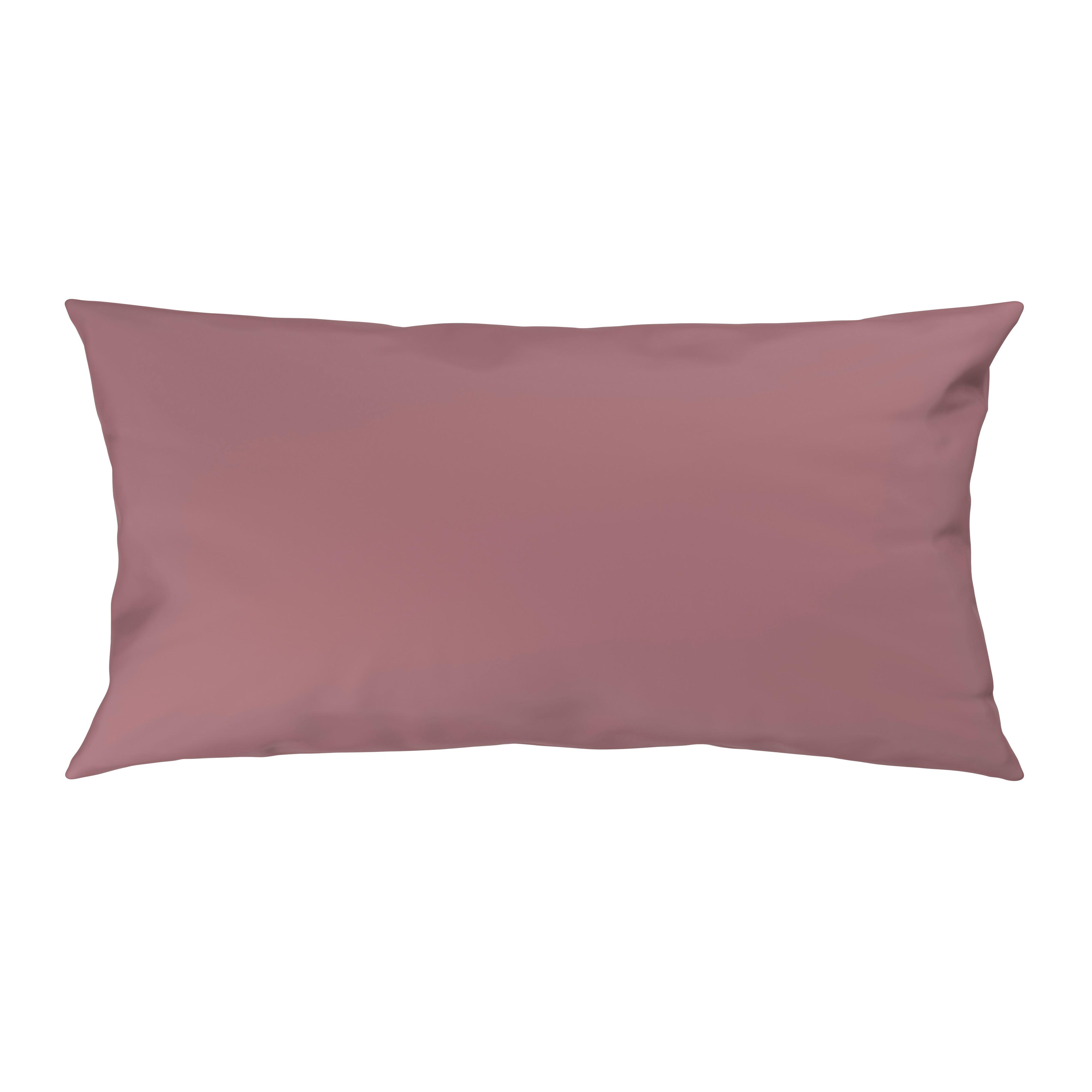 POŤAH NA VANKÚŠ XENIA UNI - hnedofialová, Modern, textil (40/80cm) - Premium Living