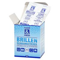 Brillenputztuch Clean&fresh 50 Stk. Transparent - Basics