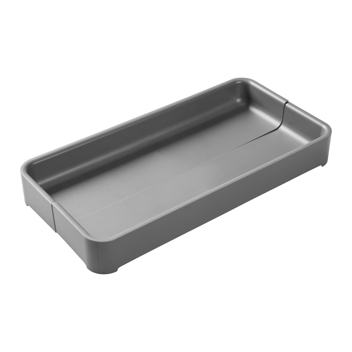 Příborník LIS -EXT- - šedá, Moderní, plast (38,1/19,1/4,8cm) - Mömax