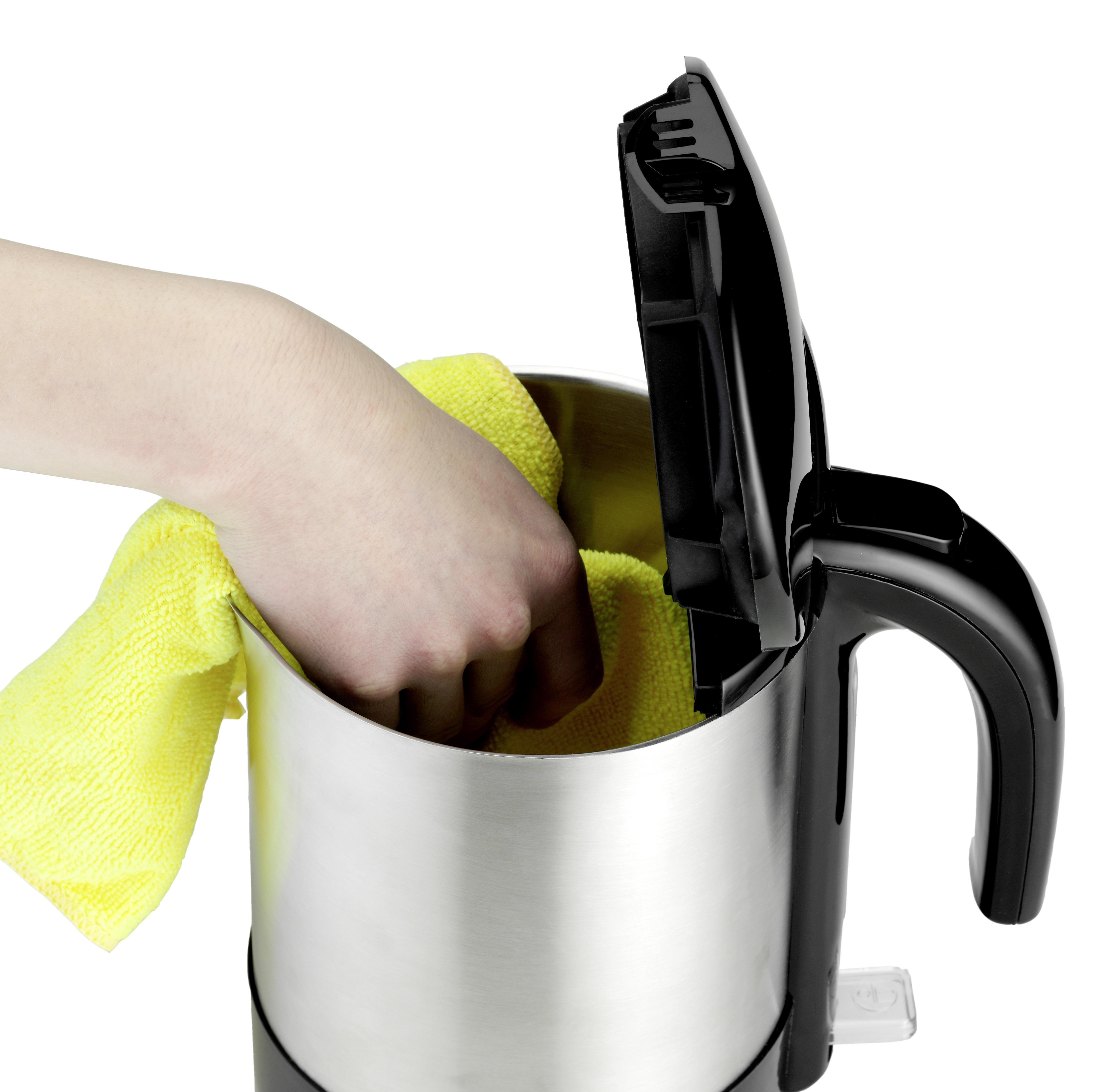 Wasserkocher Comfort Boil Silber Edelstahl 1,7 L 2200 W - Silberfarben, Basics, Metall (20,4/17,6/23cm) - Trisa Electronics