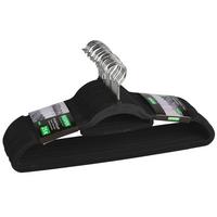 Kleiderbügel Set Anthrazit B: 45,5 cm - Anthrazit, Basics, Kunststoff (45.5/3,6/23cm) - Kesper