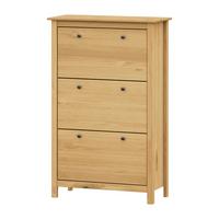 SCHUHSCHRANK SCHUHSCHRANK KIEFER GEWACHST - Naturfarben, Basics, Holz (72/124/35cm) - Livetastic
