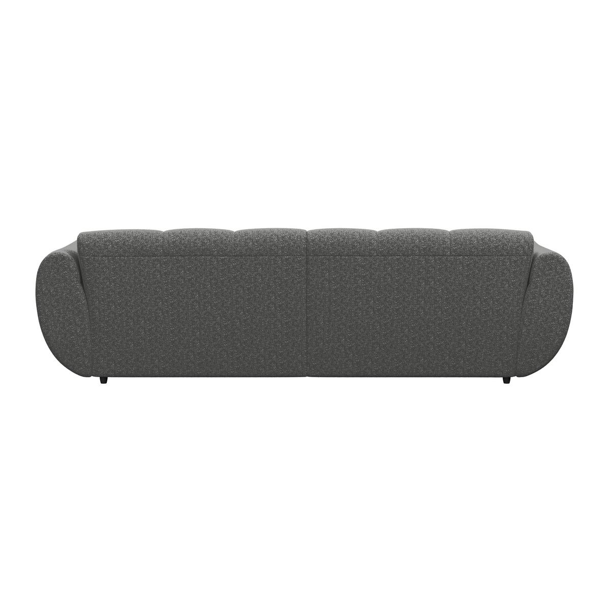 Ecksofa Panda Chenille anthrazit, 178x280cm - Dunkelgrün/Anthrazit, Trend, Textil (178/280cm)