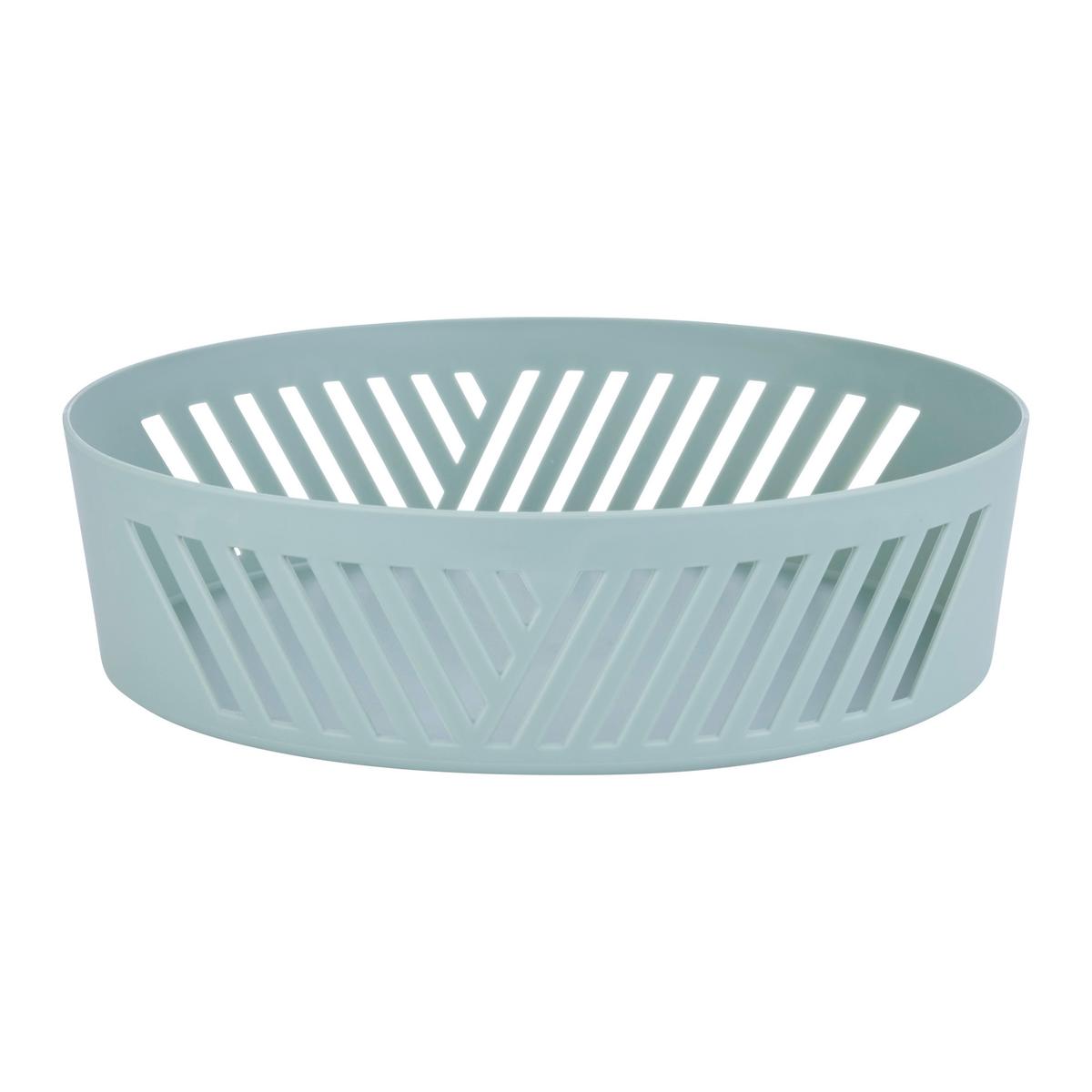 Košík na chléb LISA - světle zelená, Konvenční, plast (24,5cm)