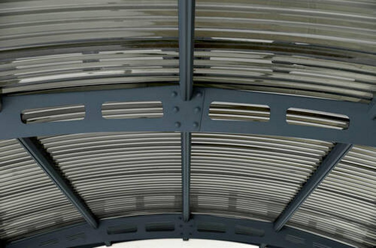 Carport Carport Atlas 5000 - Anthrazit/Bronzefarben, Basics, Kunststoff/Metall (288/242/495cm)