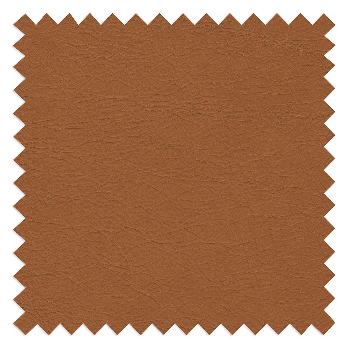 Ecksofa Spring Cognac Chrom B: 207 cm - Chromfarben/Cognac, Design, Leder (207/85/92cm) - Livetastic