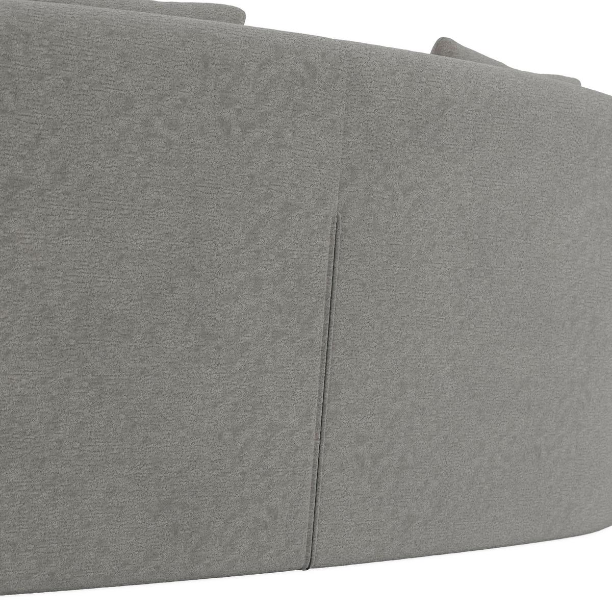 Pohovka JULIE, sivá ženilka, max. 360 kg - sivá, Modern, drevo/textil (178/66/82cm) - Bessagi Home