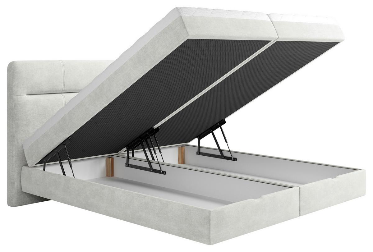 Boxbett Adriano 180x200 Cm Creme - Creme, MODERN, Holz/Holzwerkstoff (180/200cm) - MID.YOU