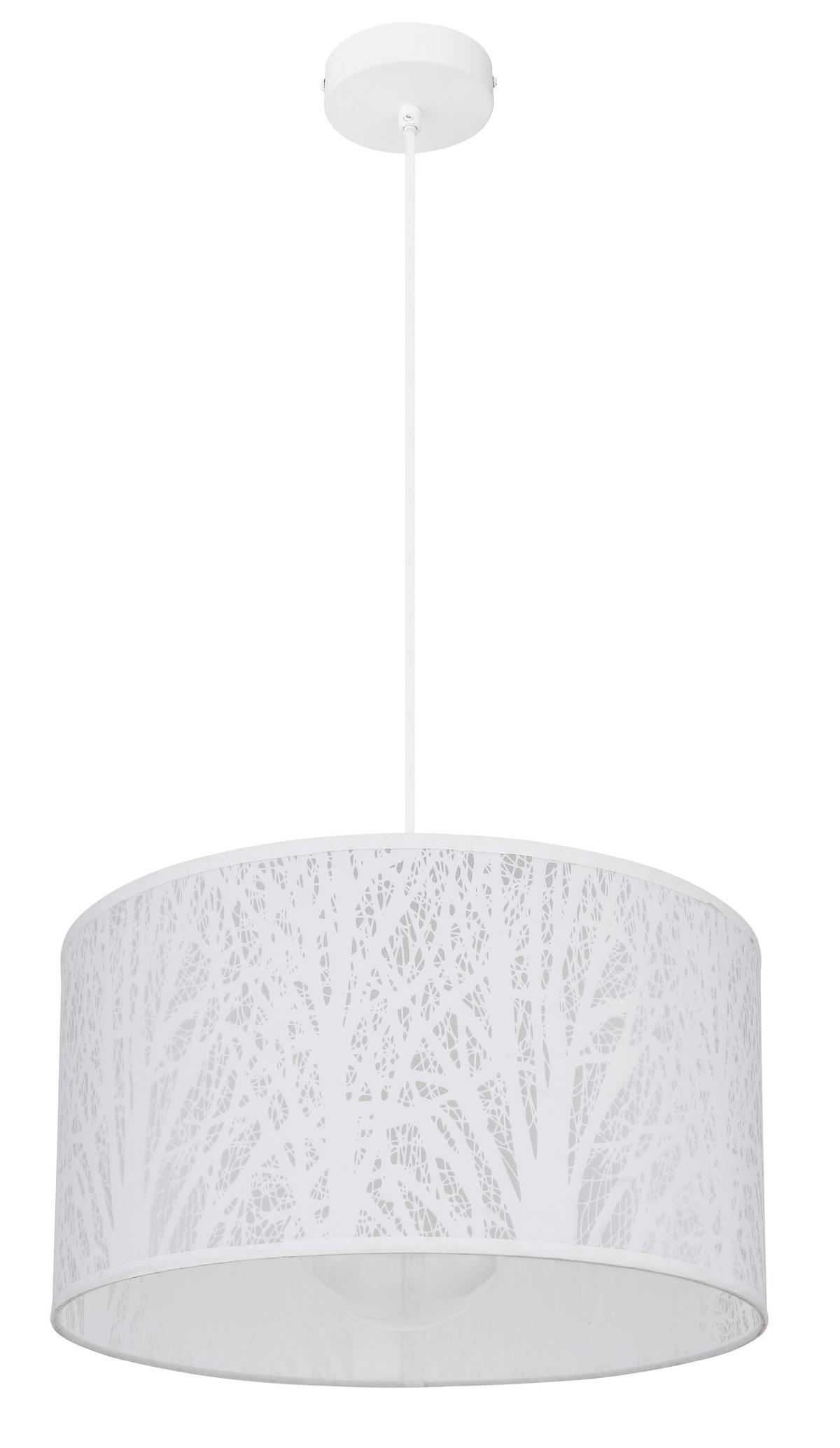 Hängeleuchte Leif - Weiß, Design, Kunststoff/Metall (38/120cm) - Globo