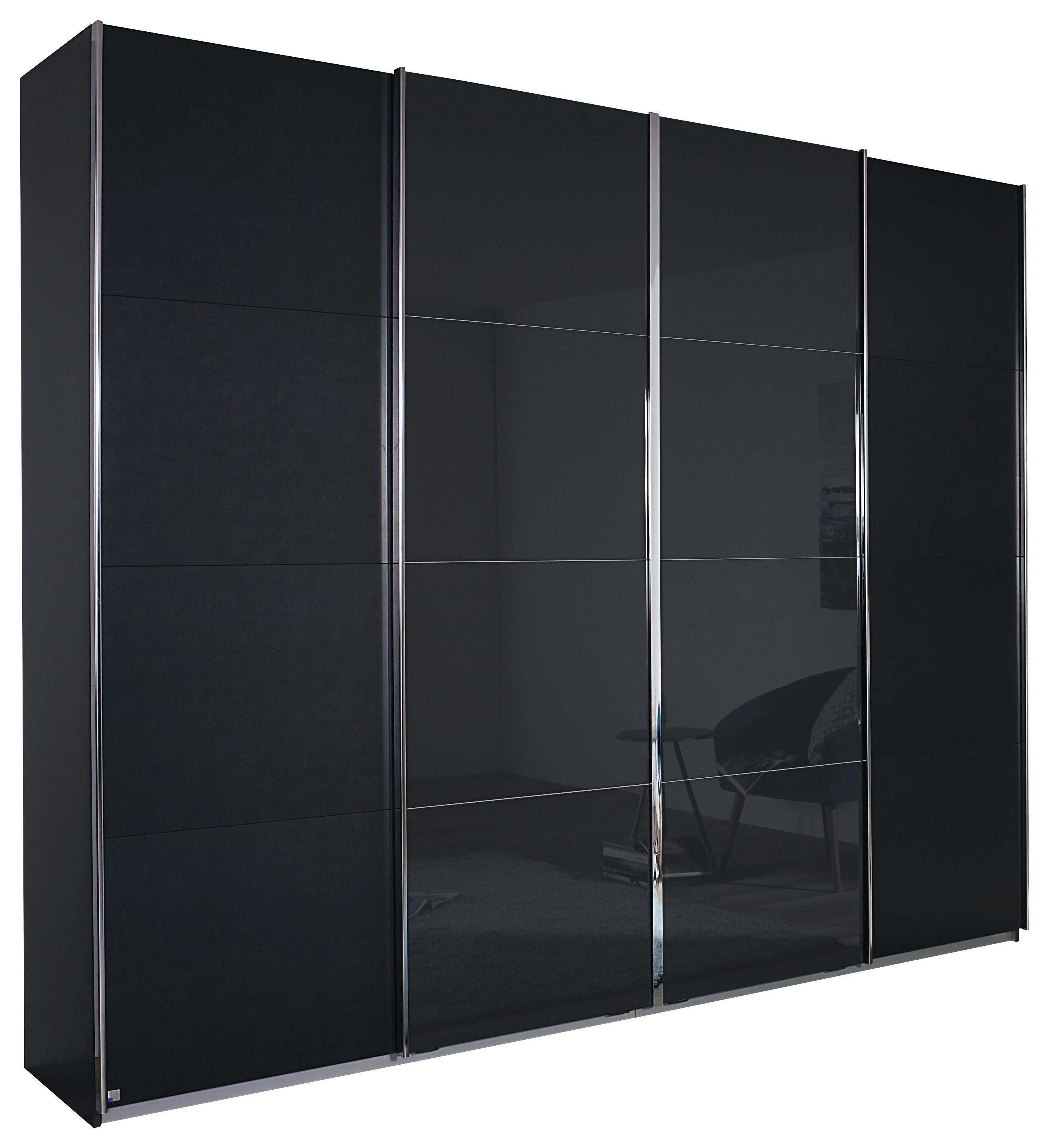 ŠATNÍ SKŘÍŇ S POSUVNÝMI DVEŘM Bensheim 271x230cm - šedá/barvy dubu, Moderní, kov/kompozitní dřevo (271/230/62cm) - James Wood