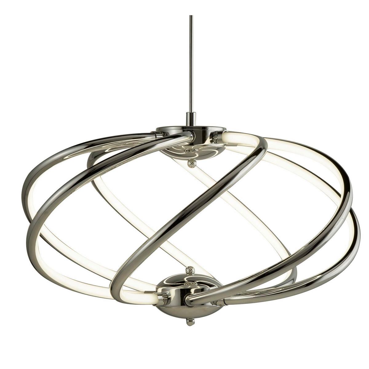 LED-Hängeleuchte Magic 7lt 6500-7cc - Chromfarben, Basics, Kunststoff/Metall (51/50cm)