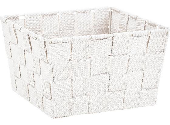 Koš Nelly - bílá, Moderní, textil (19/19/11cm) - Mömax modern living Koš Nelly - bílá, Moderní, textil (19/19/11cm) - Mömax modern living