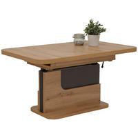 Couchtisch höhenverstellbar + ausziehbar Herbert Eiche Dekor - Eichefarben/Anthrazit, MODERN, Holzwerkstoff (150/70/76cm) - MID.YOU