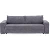 3-Sitzer-Sofa + Schlaffunktion mit Armlehnen Garcia Grau - Grau, MODERN, Textil (250/84/105cm) - Ondega
