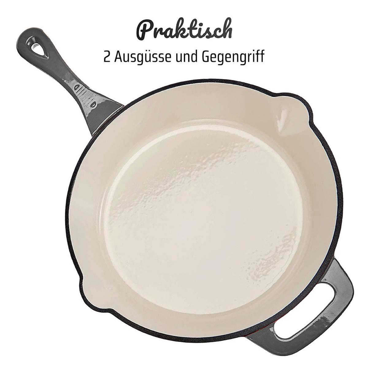 Gsw Bratpfanne Grey Shadow Grau, D/h: 26x5,5cm - Grau, Basics, Metall (26/5,5cm) - GSW