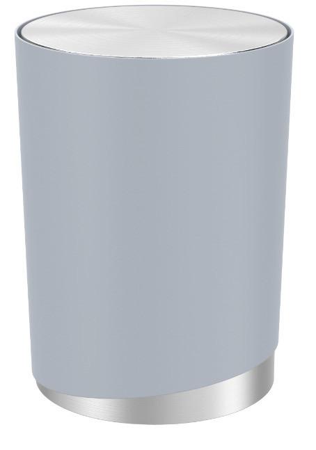 Koš na kosmetické potrěby Chris, 5l - antracitová, Moderní, kov/plast (19,05/25,4cm) - Mömax