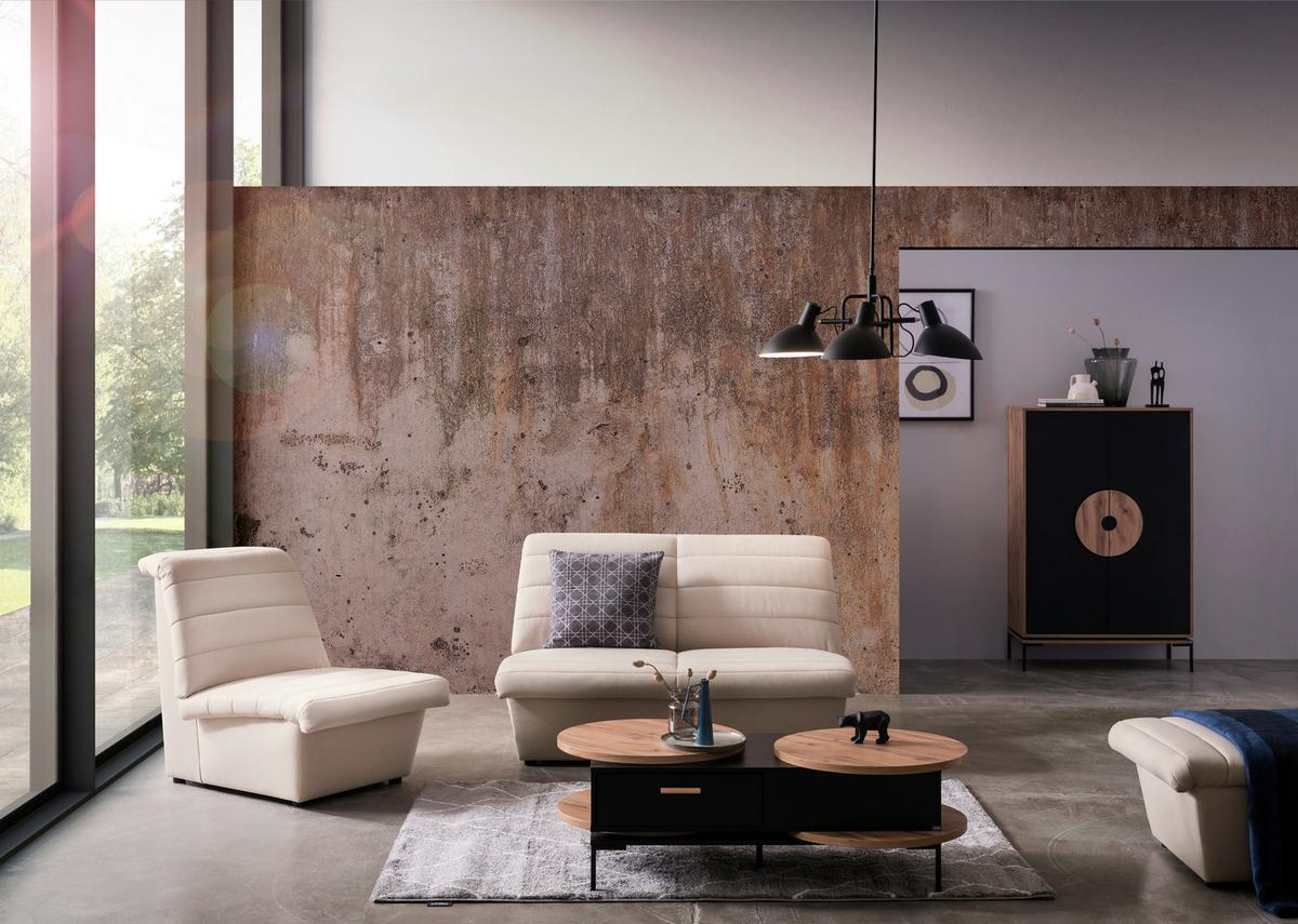 Sessel Looks Viii - Ecru/Schwarz, Design, Textil (72/92/103cm) - LOOKS by W.Joop