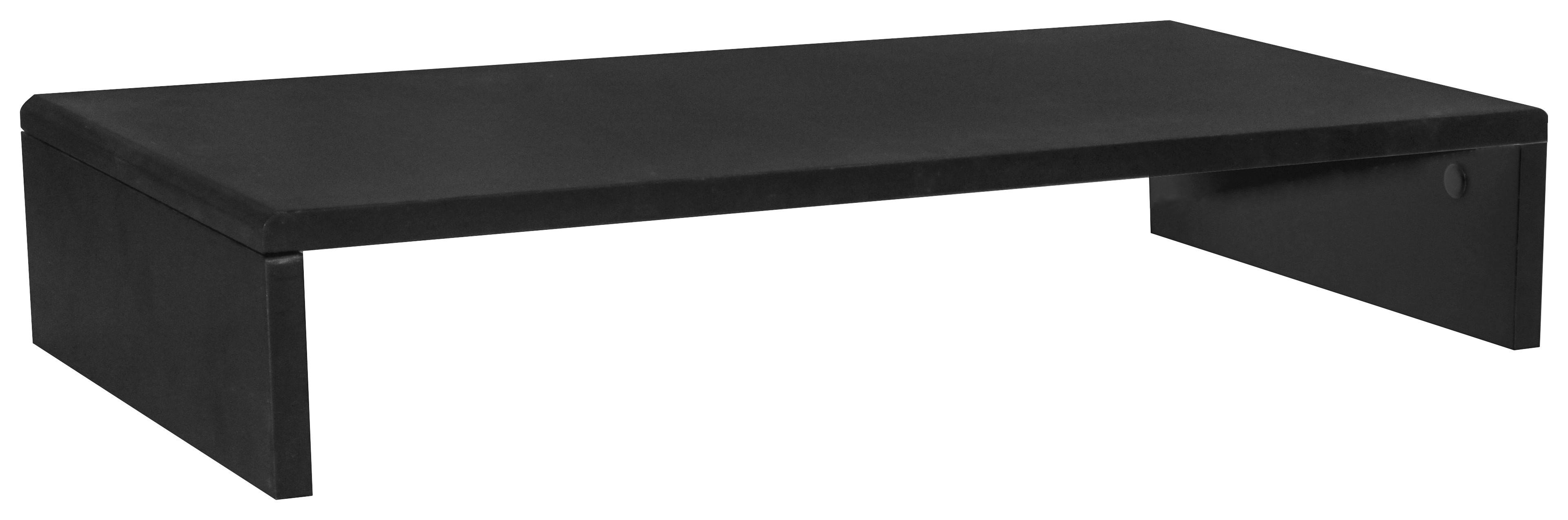 TV-Aufsatz Aktion Schwarz BHT 70x12,8x35 cm max. 5 kg - Schwarz, MODERN, Holzwerkstoff (70/12,8/35cm)