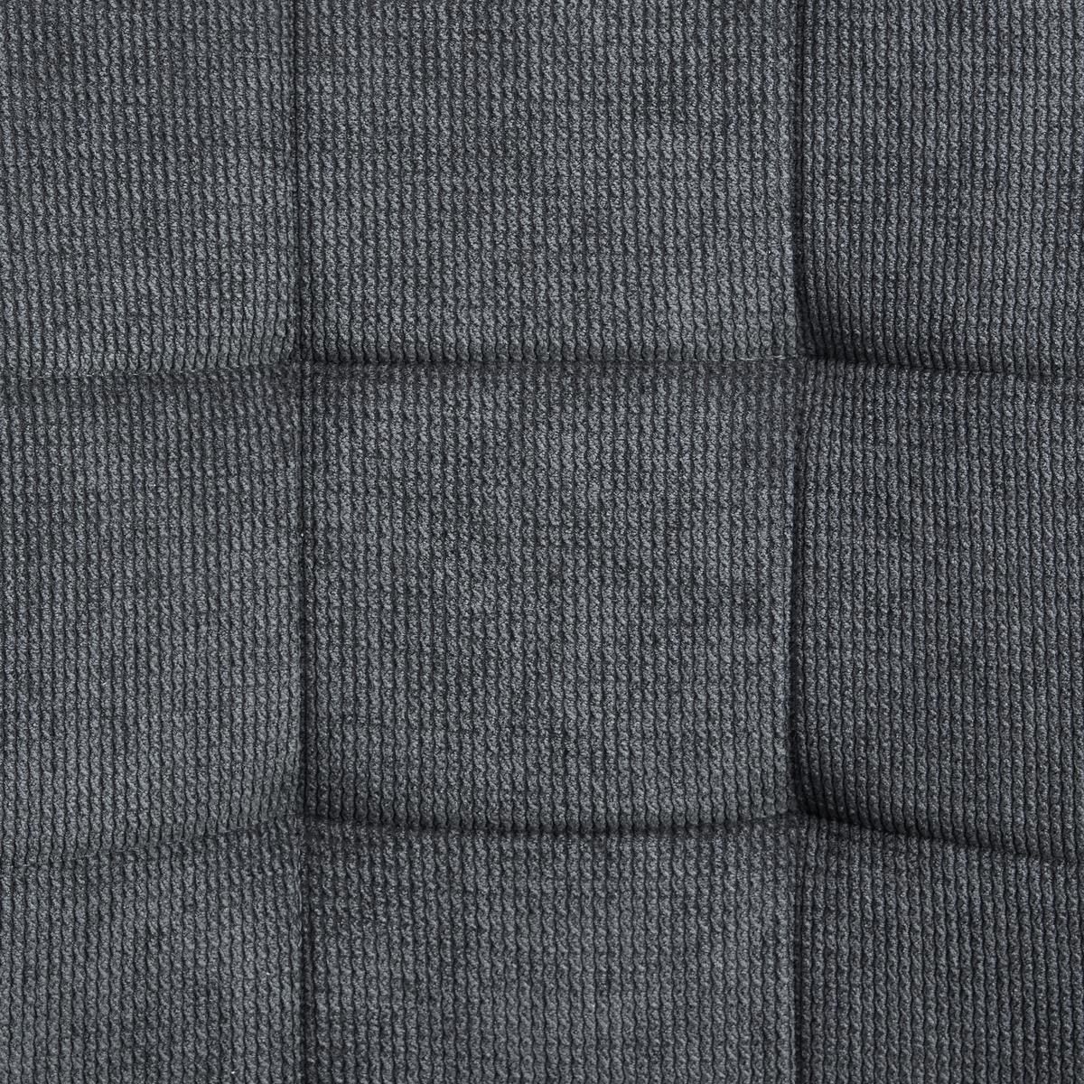 Schwingstuhl Chesterfield - Anthrazit/Schwarz, LIFESTYLE, Textil/Metall (44/96/59cm) - MID.YOU