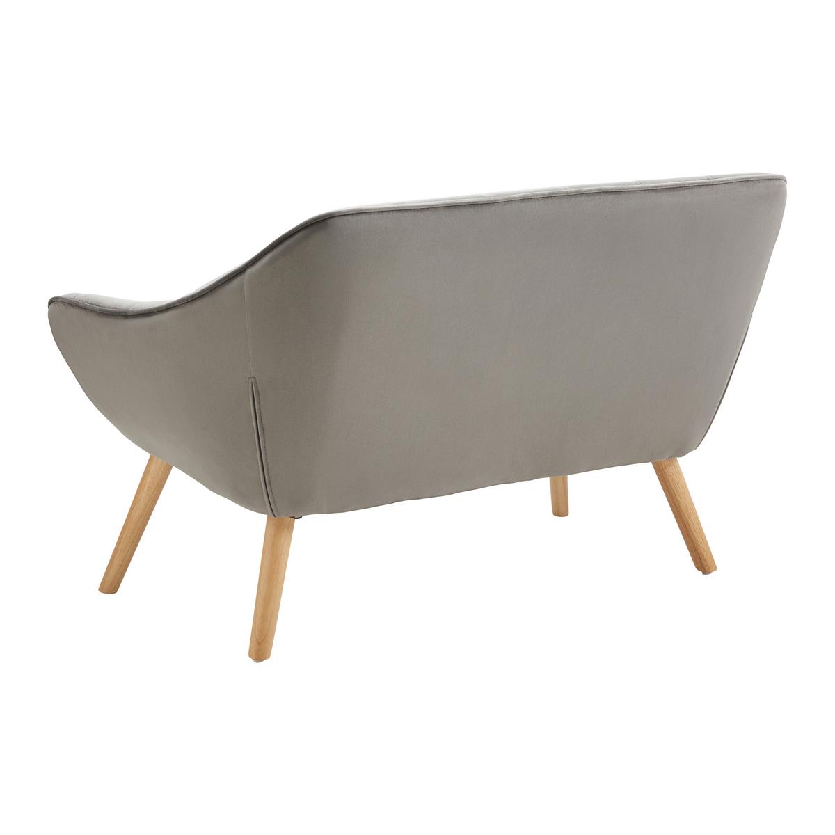 Pohovka MONIQUE tmavě šedá - tmavě šedá, Moderní, dřevo/textil (127/76/74,5cm) - Modern Living