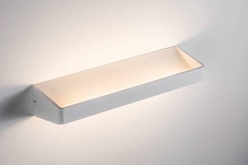 LED-Wandleuchte 1-Flammig Weiß Länglich - Weiß, Design, Metall (7cm) - Paulmann
