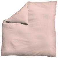 Bettdeckenbezug Knitted Jersey - Hellrosa, Basics, Textil (200/200cm) - Schlafgut