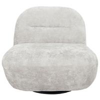 Relaxsessel Bunty Weiß B: 85 cm - Schwarz/Weiß, Basics, Textil (85/74/85cm) - Livetastic