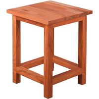Gartenhocker Echtholz Eichefarben Geölt - Eichefarben, Basics, Holz (30/40/30cm) - Gardenson
