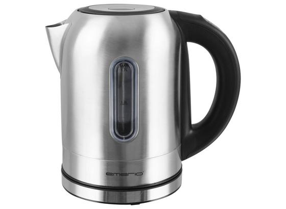 Wasserkocher Emerio Wk-108054 - Schwarz/Alufarben, MODERN, Kunststoff/Metall (19,5/19,8/16cm) Wasserkocher Emerio Wk-108054 - Schwarz/Alufarben, MODERN, Kunststoff/Metall (19,5/19,8/16cm)