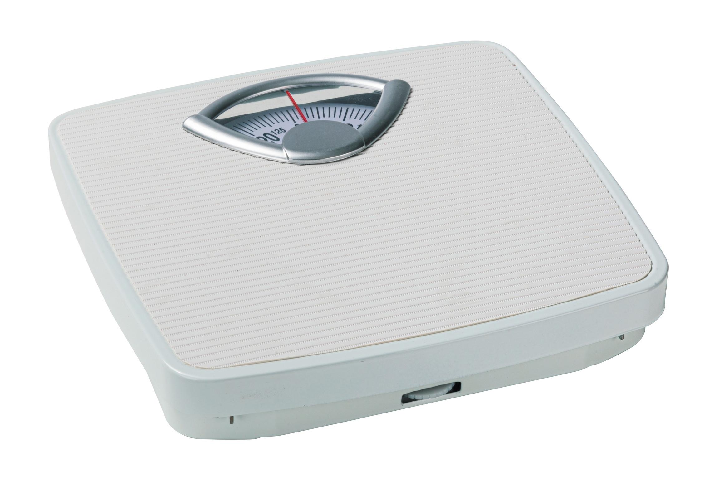 Körperwaage Analog Wenko Bis 130 Kg - Weiß, KONVENTIONELL, Kunststoff/Metall (27/4,5/26,5cm) - Wenko