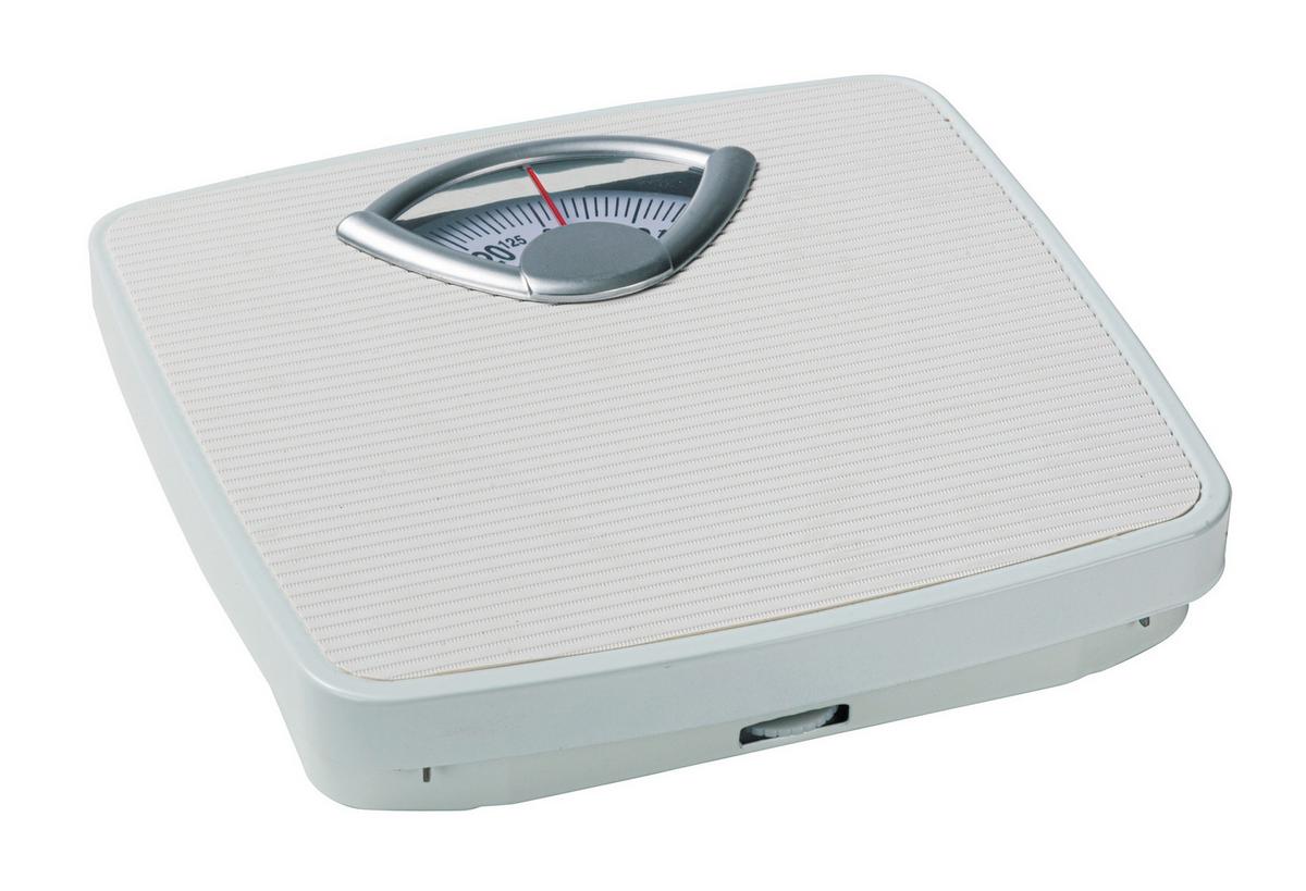 Körperwaage Analog Wenko Bis 130 Kg - Weiß, KONVENTIONELL, Kunststoff/Metall (27/4,5/26,5cm) - Wenko