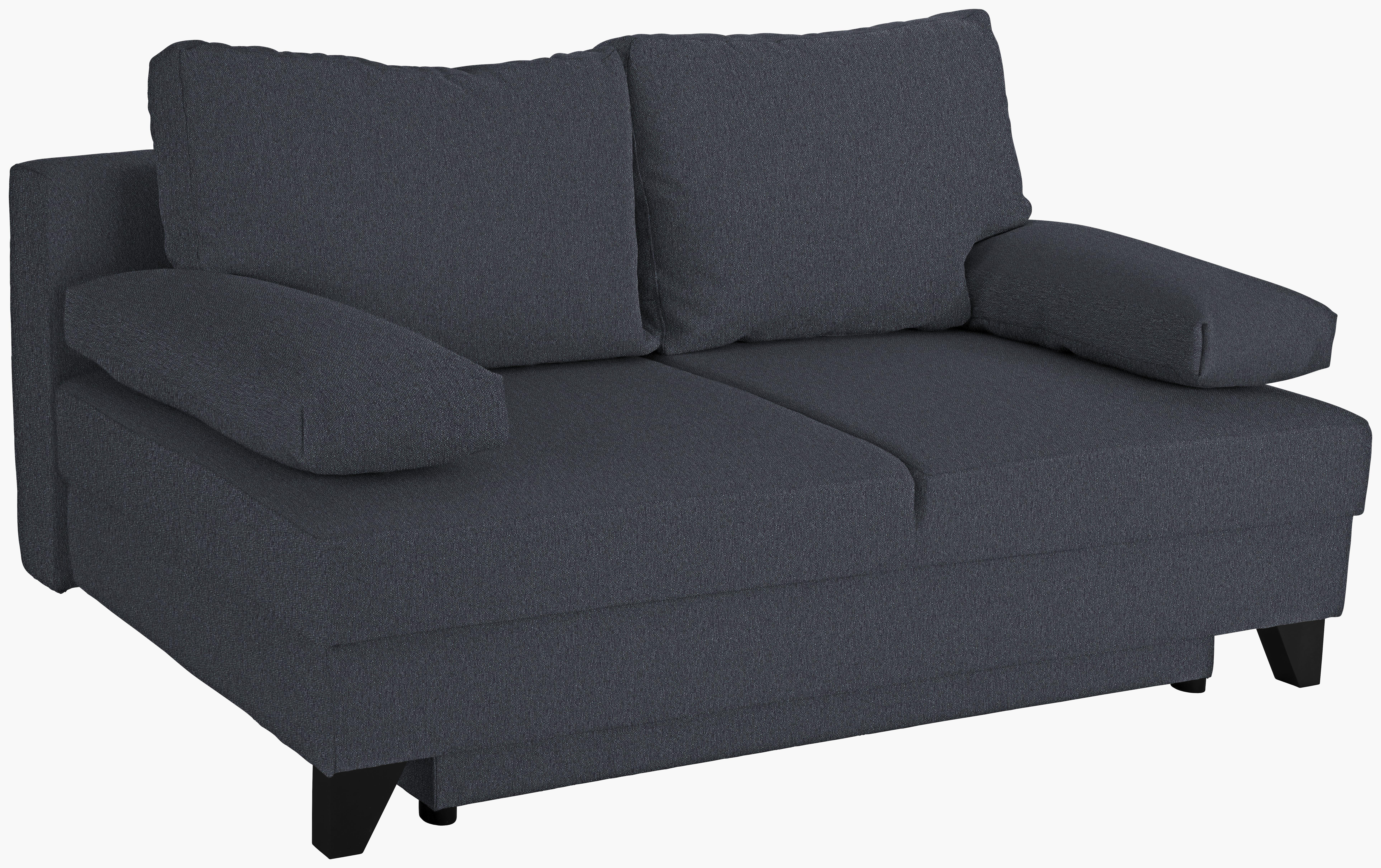 Schlafsofa Mix It B: 200 cm - Eichefarben/Anthrazit, ROMANTIK / LANDHAUS, Textil (200/92/96cm) - Luca Bessoni