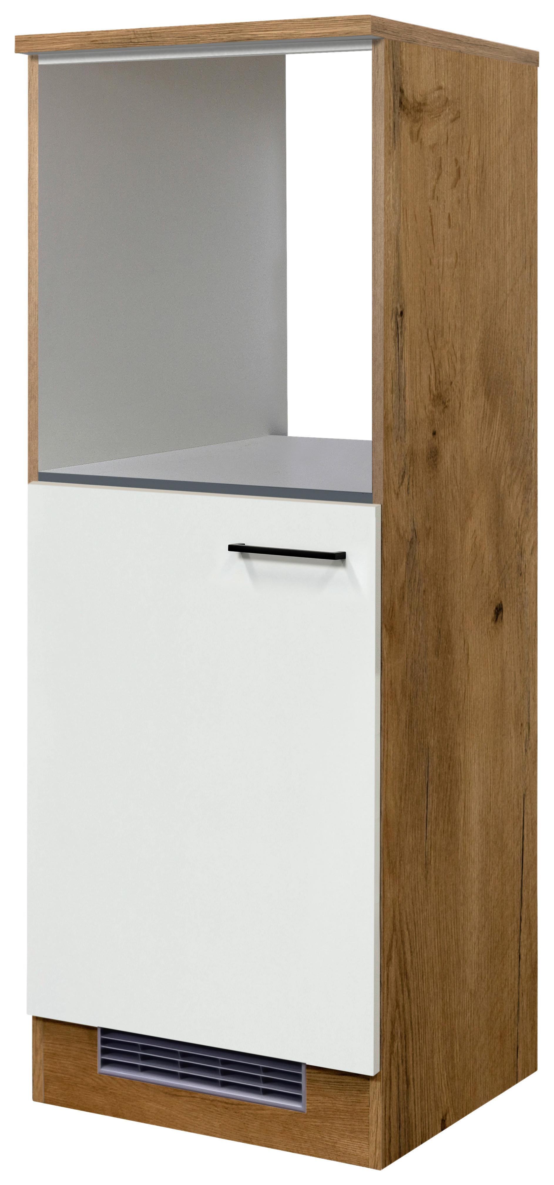 Skrinka na vstavané spotrebiče AVILA - čierna/magnóliová, Konventionell, kov/kompozitné drevo (60/168,5/60cm) - FlexWell