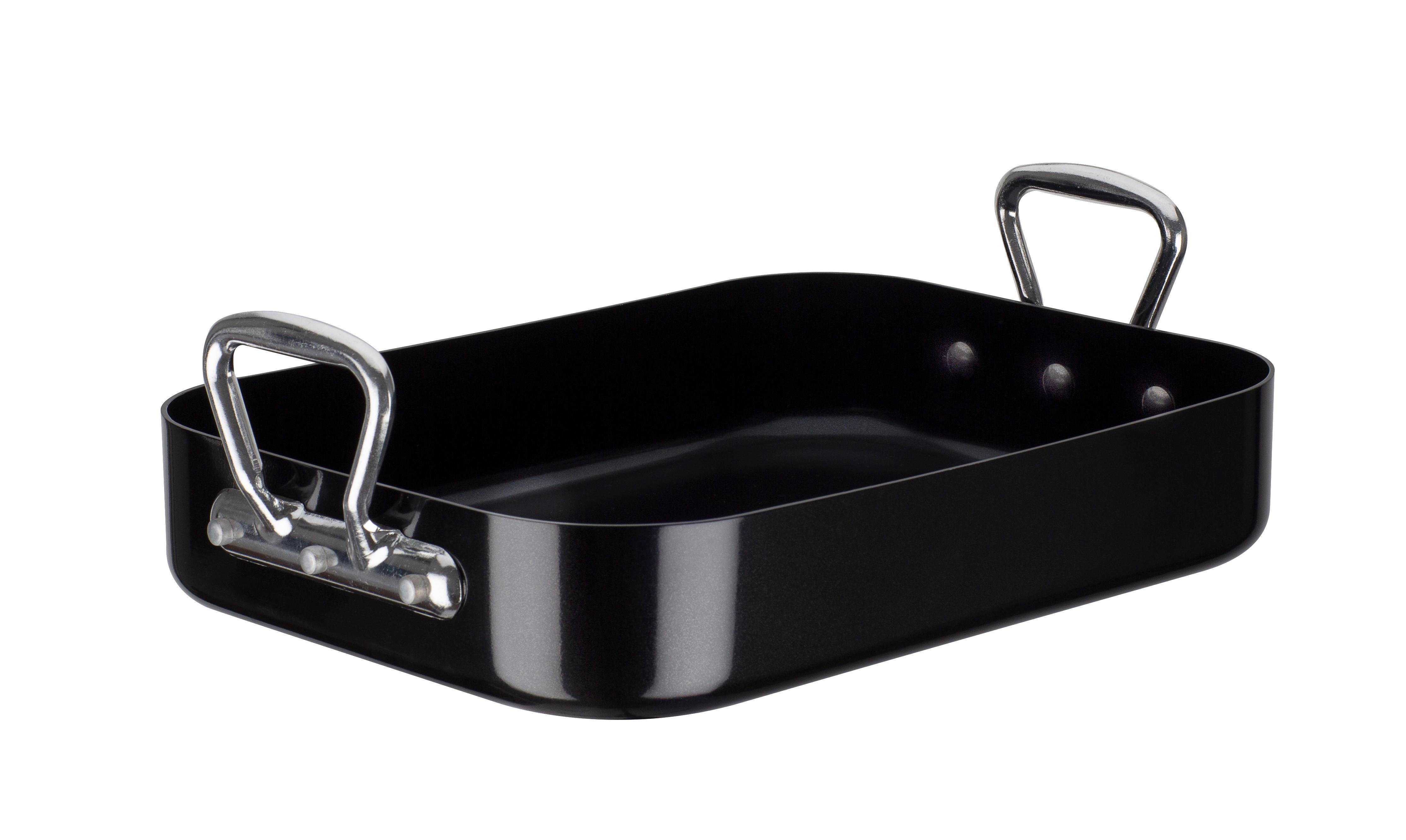 Bräter 5,8 l Aluminium, schwarz - Schwarz, Basics, Metall (35/26/7cm) - GSW