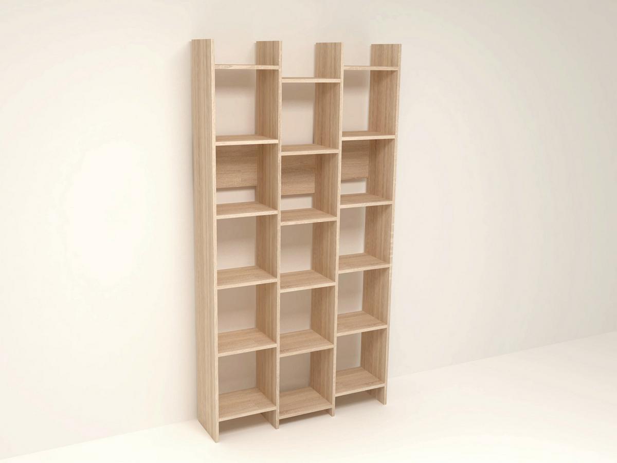 REGÁL INSIDE - Sonoma dub, Moderní, kompozitní dřevo (96.1/186/25cm) - Xora