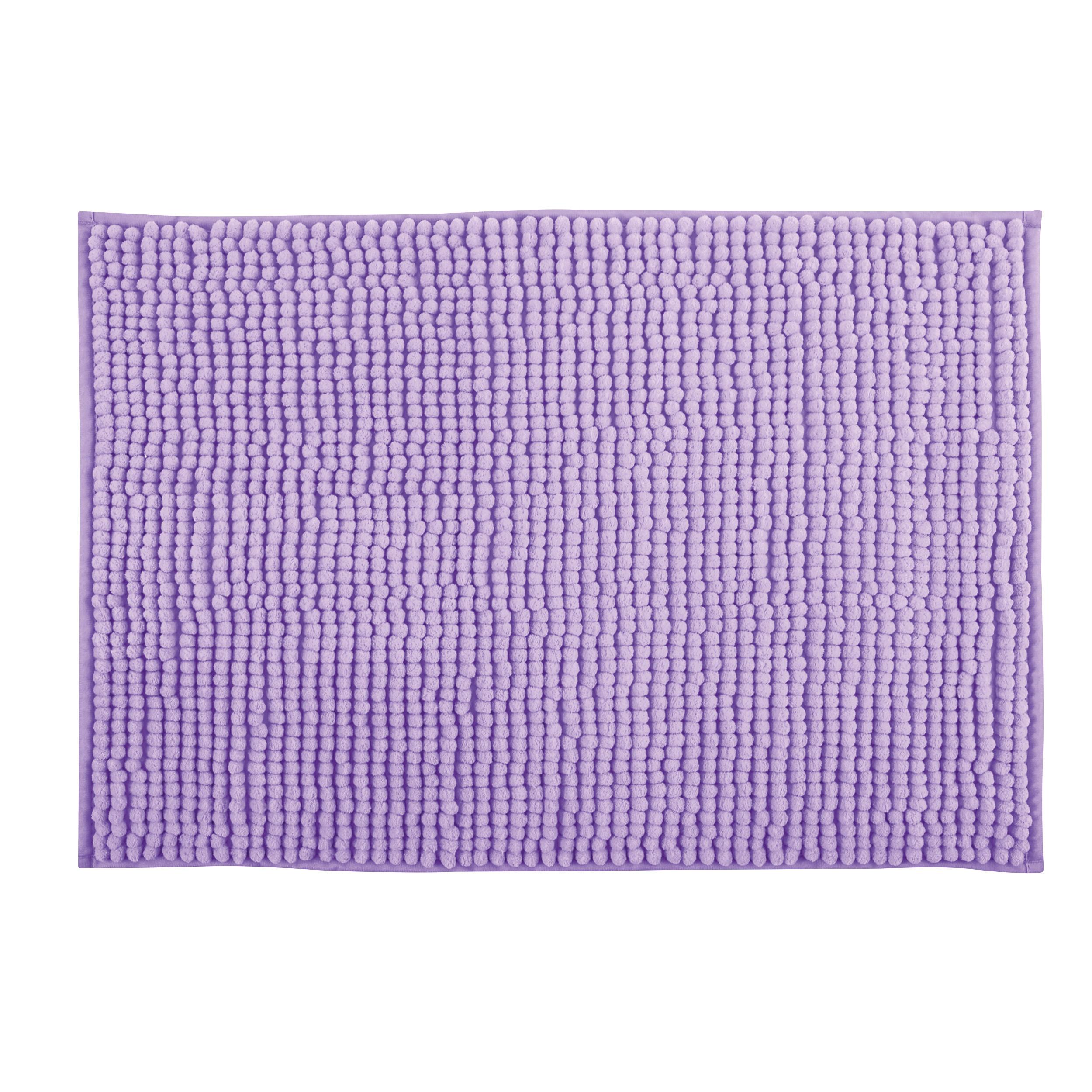 BADEMATTE CHENILLE LILA - Lila, Basics, Textil (50/80cm) - MSV