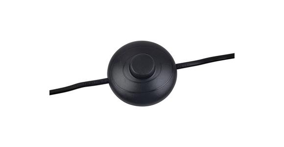 Stehlampe Viona Schwarz Matt Mit Fußschalter Dreibeinig - Schwarz, ROMANTIK / LANDHAUS, Metall (26/140cm) - James Wood