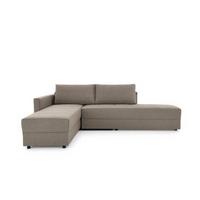 Ecksofa Looks Iii - Hellgrau/Schwarz, Design, Textil (287/229cm) - LOOKS by W.Joop
