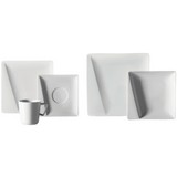Kombiservice Quadro Pi - Weiß, MODERN, Keramik (33,5/33,5/30cm) - Mäser