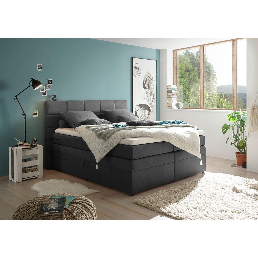 Boxspringbett mit Topper & Bettkasten 180x200 Tacoma 3