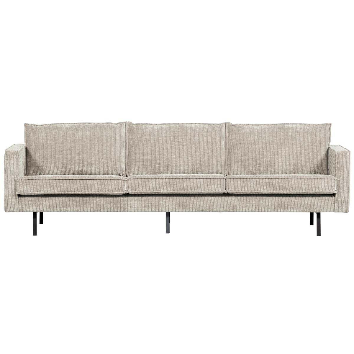 3-SITZER-SOFA Rodeo Sandfarben B: 277cm - Sandfarben/Schwarz, MODERN, Textil (277/85/86cm) - Livetastic