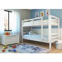 Etagenbett Annika, Weiß 90/200cm - Weiß, KONVENTIONELL, Holz (90/200cm) - Livetastic